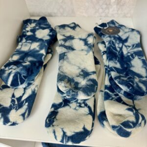 Hand Dyed Indigo Hemp Socks
