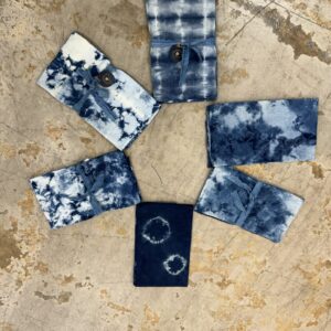 Hand Dyed Tea Towel - Indigo