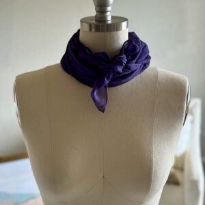 Amethyst - Silk Chiffon Scarf