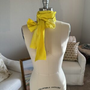 Dandelion - Silk Noil Skinny Scarf